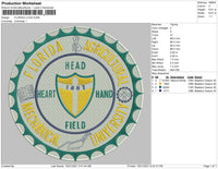 FLORIDA LOGO embroidery 4 file