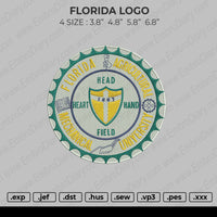 FLORIDA LOGO embroidery 4 file