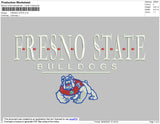 FRESNO STATE Embroidery