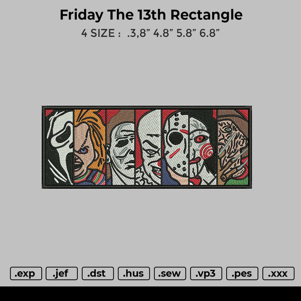 Friday The 13Th Rectangle