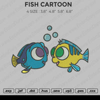 Fish Cartoon Embroidery