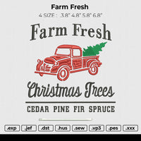 Farm Fresh Embroidery