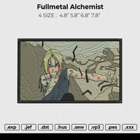 Fullmetal Alchemist Embroidery