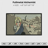 Fullmetal Alchemist Embroidery