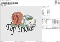 GARRY TOP SMOKER Embroidery