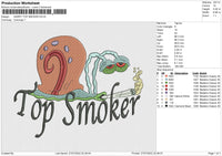 GARRY TOP SMOKER Embroidery