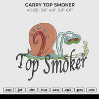 GARRY TOP SMOKER Embroidery