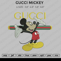 Gucci Mickey Embroidery