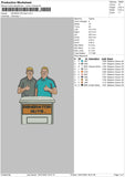 Generator Embroidery File 6 sizes