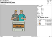 Generator Embroidery File 6 sizes