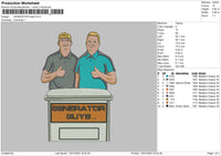 Generator Embroidery File 6 sizes