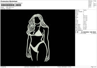Girl 2603 Embroidery