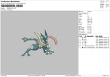 Greninja Embroidery