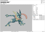 Greninja Embroidery