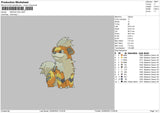 growlithe Embroidery
