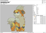 growlithe Embroidery