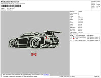 GRT Car Embroidery