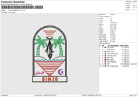 Gimzo Palestine v7 Embroidery