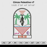 Gimzo Palestine v7 Embroidery