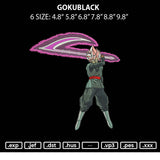 Gokublack Embroidery File 6 sizes