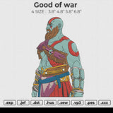 Good of war Embroidery