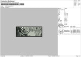 Griffith B Embroidery File 6 sizes