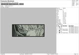 Griffith B Embroidery File 6 sizes
