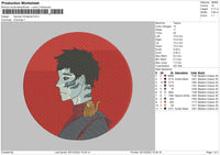 Gyomei H Embroidery File 6 sizes