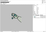 Hand Love V2 Embroidery File 6 sizes