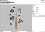 Harry Potter Stick Embroidery