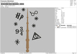 Harry Potter Stick Embroidery