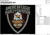 Hd American Eagle Embroidery File 6 sizes
