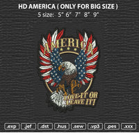 Harley Davidson America Embroidery