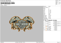 Hd Eagle V4 Embroidery File 6 sizes