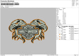 Hd Eagle V4 Embroidery File 6 sizes