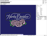 Harley Davidson Ladies Embroidery