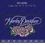 Harley Davidson Ladies Embroidery