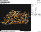Harley Davidson Medival Embroidery