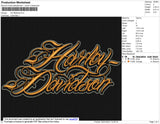 Harley Davidson Medival Embroidery