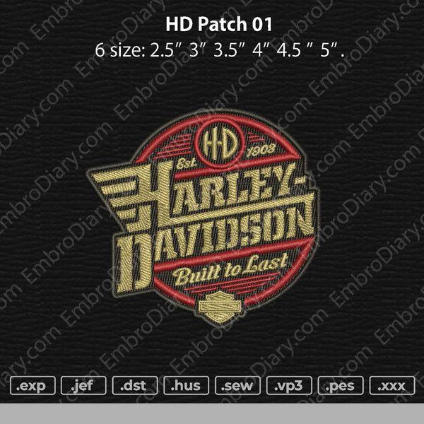 Harley Davidson Patch 01
