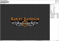 Harley Davidson Tribal Embroidery