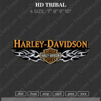 Harley Davidson Tribal Embroidery