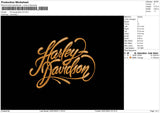 Hd Typography V2 Embroidery File 6 sizes