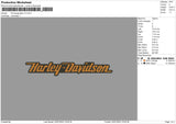 HD Typography V3 Embroidery File 6 sizes
