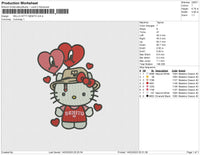 HELLO KITTY BENITO Embroidery
