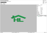 Hi Logo Embroidery File 6 sizes
