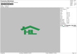 Hi Logo Embroidery File 6 sizes