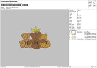 Hmi Teddy Embroidery File 6 sizes