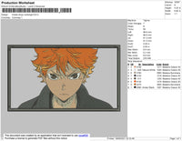 Hinata Shoyo Rectangle Embroidery