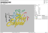 H Senpai Embroidery File 6 sizes